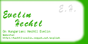 evelin hechtl business card